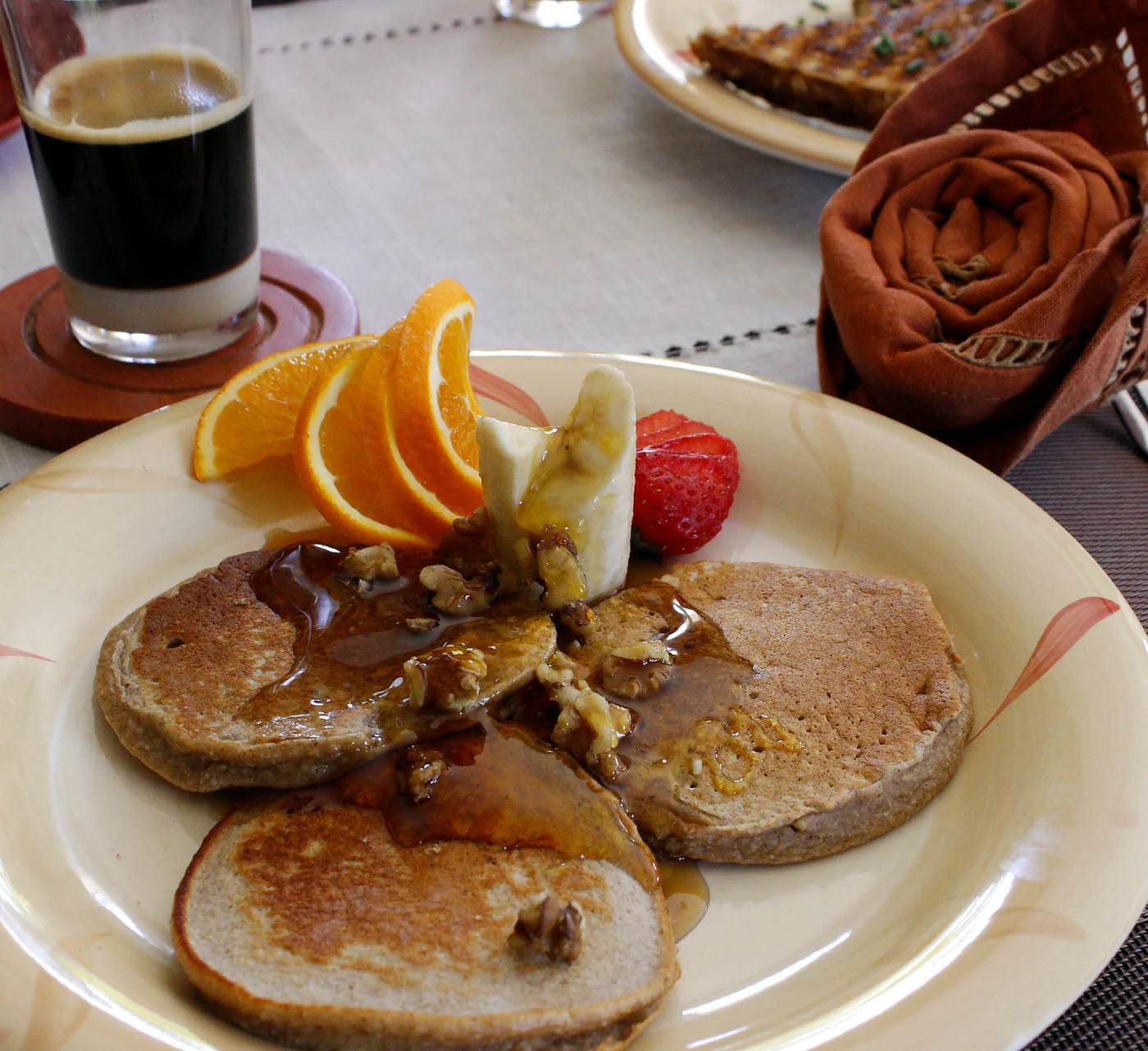Homemade pancakes