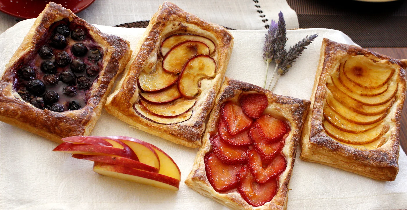 Fruit tarts for breakfast